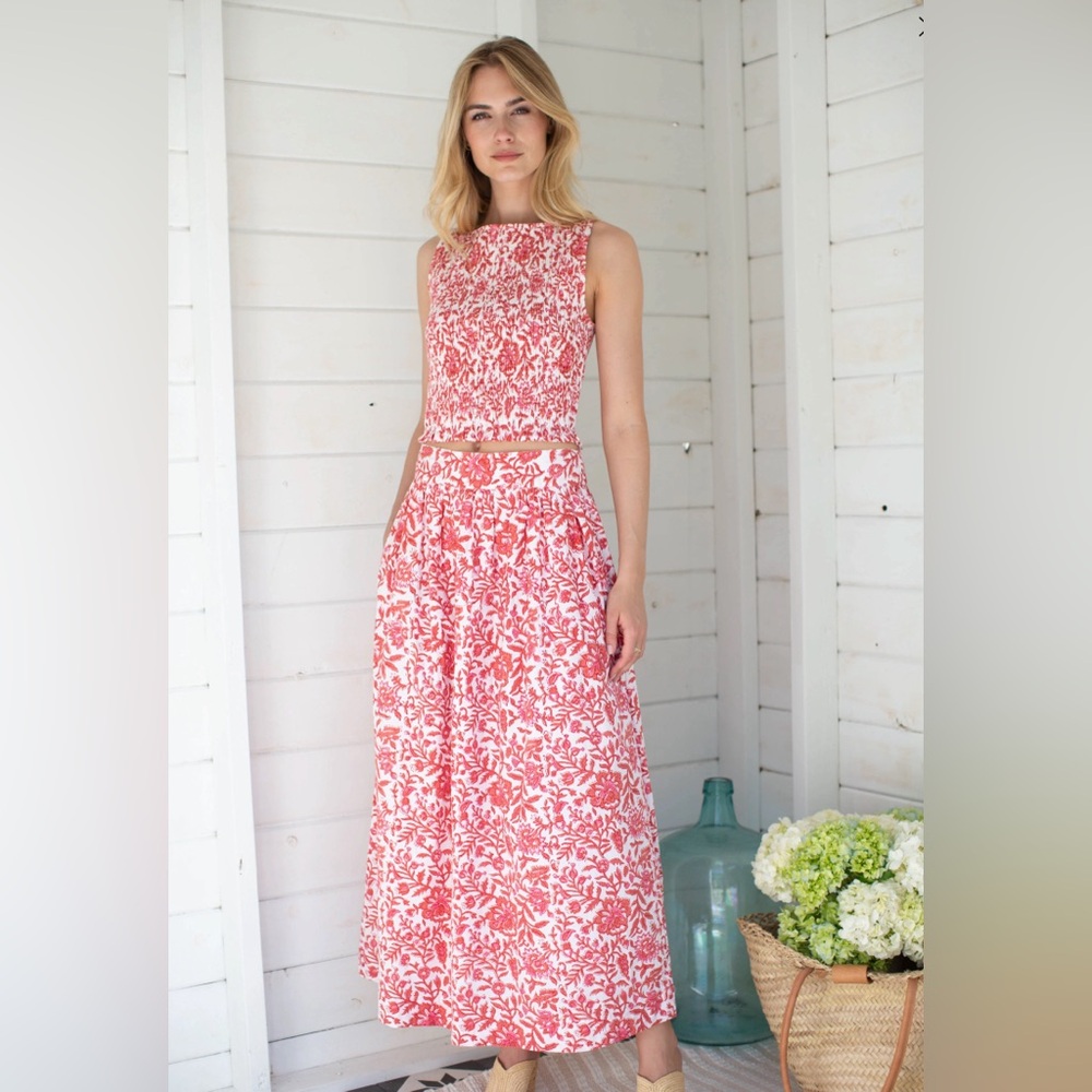 Marea Charlotte Two Piece Set XS NWPT- Poppy Blossom